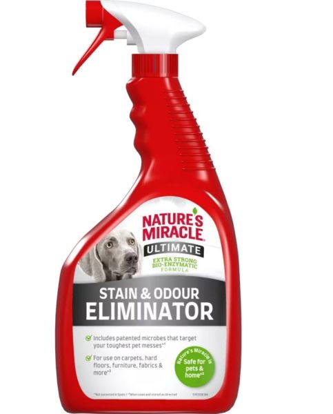NATURE'S MIRACLE ULTIMATE Stain&amp;Odour Remover Dog 946 ml usuwania uporczywych zabrudzeń po psach