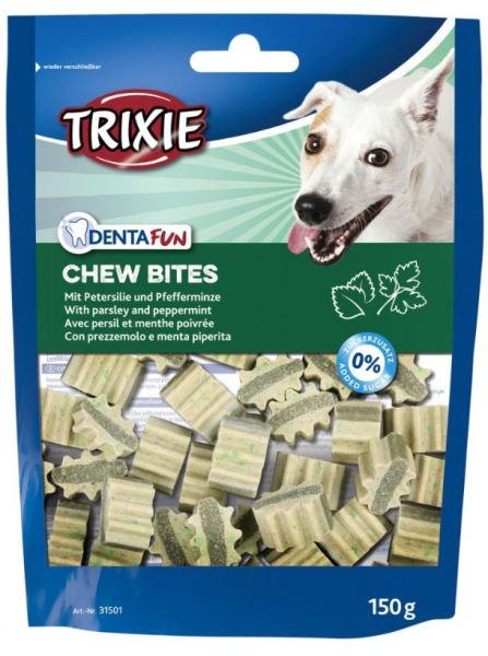 TRIXIE Przysmak Denta Fun chew bites z pietruszką i miętą 150 g