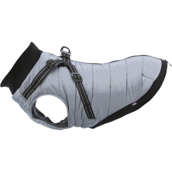 TRIXIE Pontis płaszczyk z szelkami M 45 cm szary