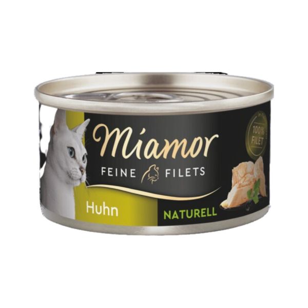 MIAMOR Feine Filets Naturell Chicken 80g kurczak w sosie własnym