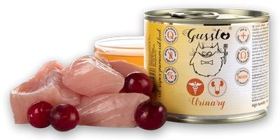 GUSSTO Cat Urinary 200 g karma dla kotów z kamicą moczową