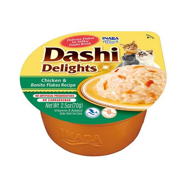 INABA Cat Dashi Delights Kurczak i tuńczyk bonito 70 g