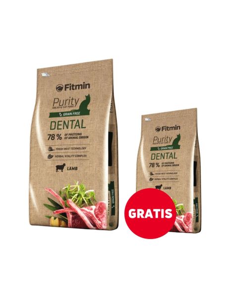 FITMIN Cat Purity Dental 10 kg + 400 g GRATIS
