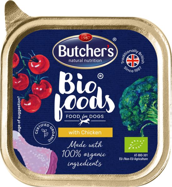 BUTCHER'S BIO foods kurczak 150 g pasztet dla psa