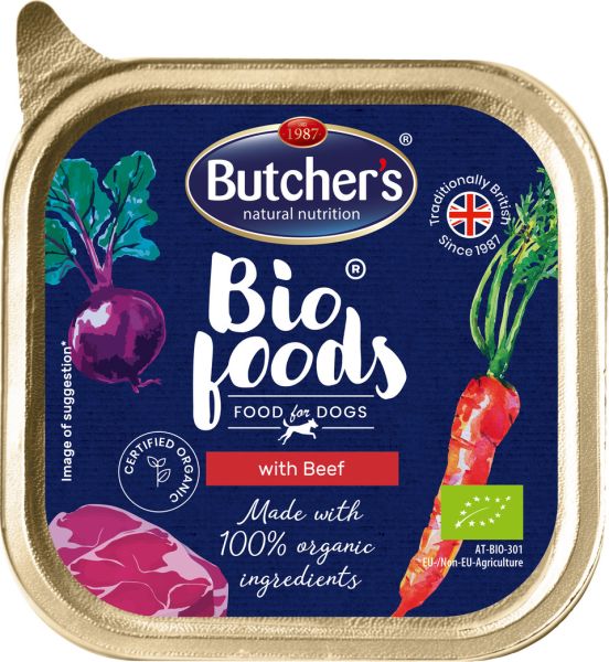 BUTCHER'S BIO foods wołowina 150 g pasztet dla psa