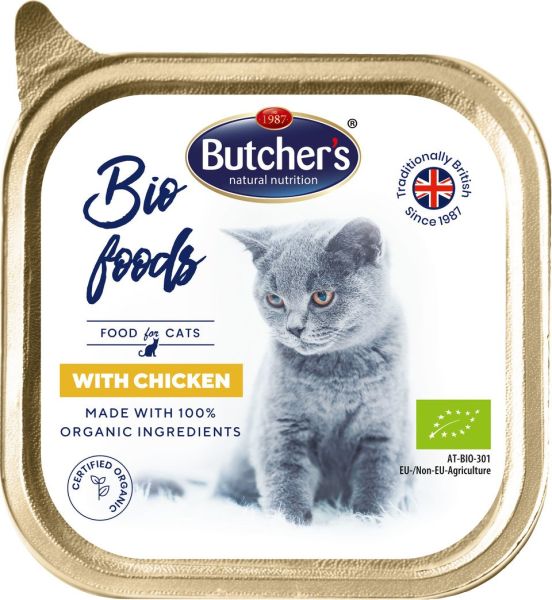 BUTCHER'S BIO foods kurczak 85 g pasztet dla kota