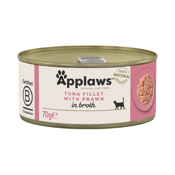 APPLAWS Cat Adult Tuna with Prawn in Broth tuńczyk i krewetki w bulionie 70g