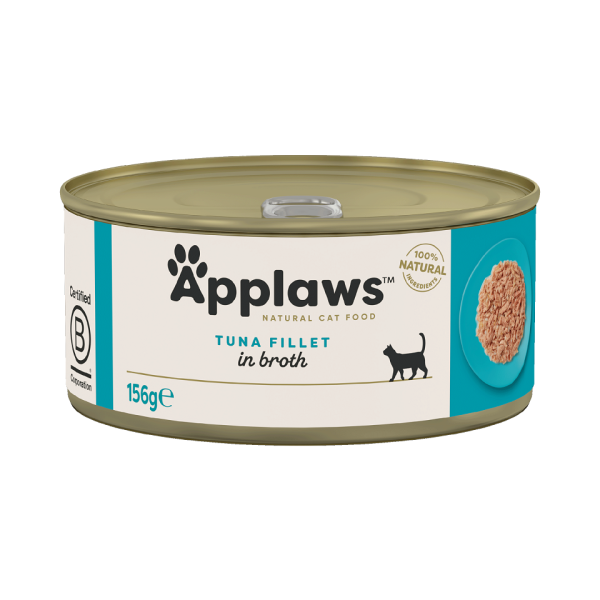 APPLAWS Cat Adult Tuna Fillet in Broth filet z tuńczyka w bulionie 156 g