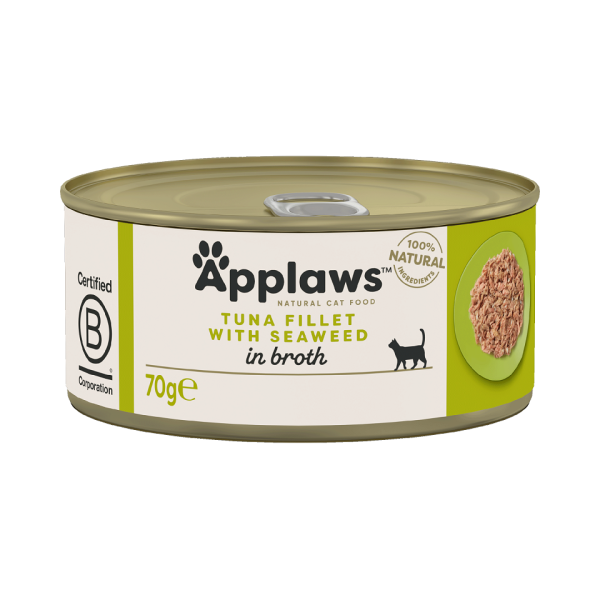 APPLAWS Cat Adult Tuna with Seaweed in Broth tuńczyk z wodorostami w bulionie 70 g