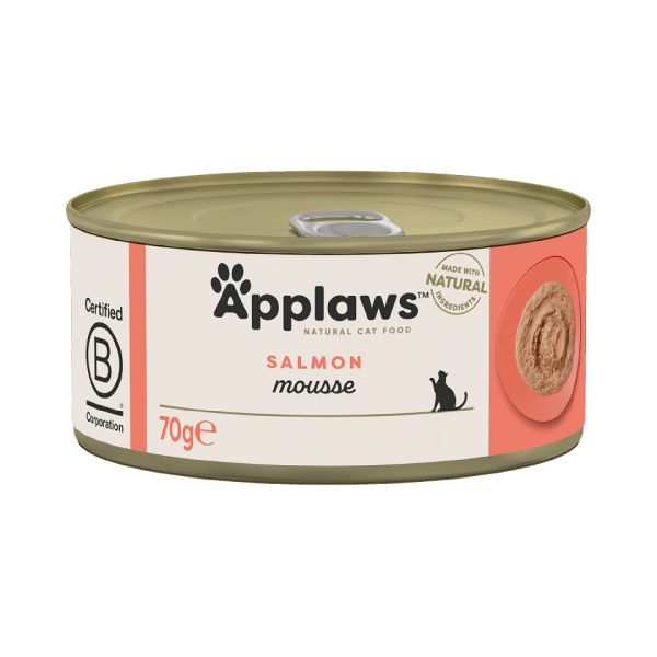 APPLAWS Cat Adult Mousse Salmon mus z łososiem 70 g