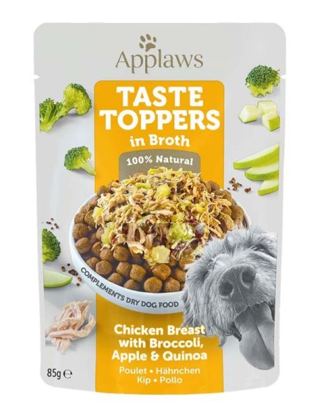 APPLAWS Taste Toppers Pierś z kurczaka, brokuł i quinoa w bulionie 85 g