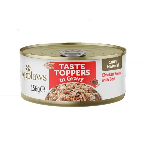 APPLAWS Taste Toppers Pierś z kurczaka z wołowiną w galaretce 156 g