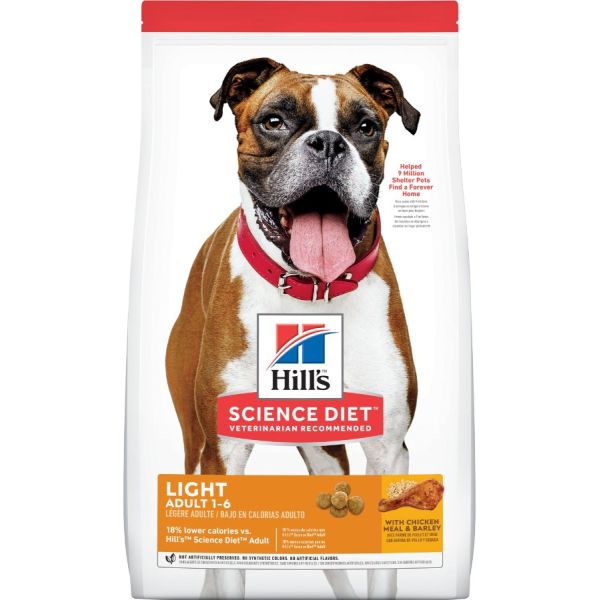 HILL'S Science Plan Adult Light Medium breed sucha karma z kurczakiem 14 kg