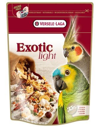 VERSELE-LAGA Mieszanka Z Prażonymi Ziarnami dla papug Exotic Light 750 g