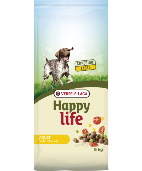 VERSELE-LAGA Happy Life Adult Chicken z drobiem 15 kg