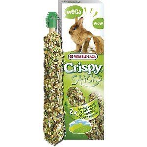 VERSELE-LAGA Mega Sticks Rabbits-Guinea Pigs Green Meadow 140 g 2 Mega Kolby Zielone Łąki