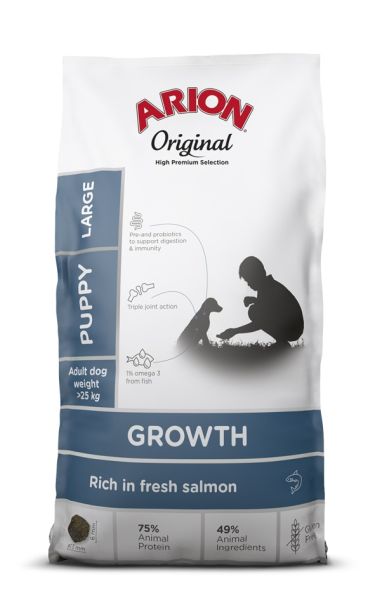 ARION Original Growth Puppy Large Salmon Rice 2 kg