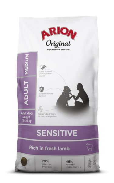 ARION Original Sensitive Adult Medium Lamb Rice 2 kg
