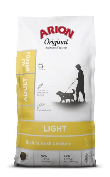 ARION Original Light Adult All Breeds Chicken Rice 12 kg