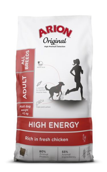 ARION Original High Energy Adult All Breeds Chicken Rice 12 kg