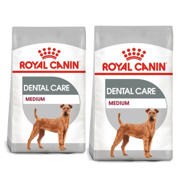 ROYAL CANIN CCN Medium Dental Care karma sucha dla psów dorosłych, ras średnich, redukująca powstawanie kamienia nazębnego 20 kg (2 x 10 kg)