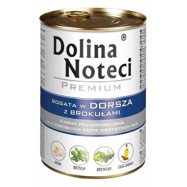 DOLINA NOTECI Premium Bogata w Dorsza z Brokułami 400g