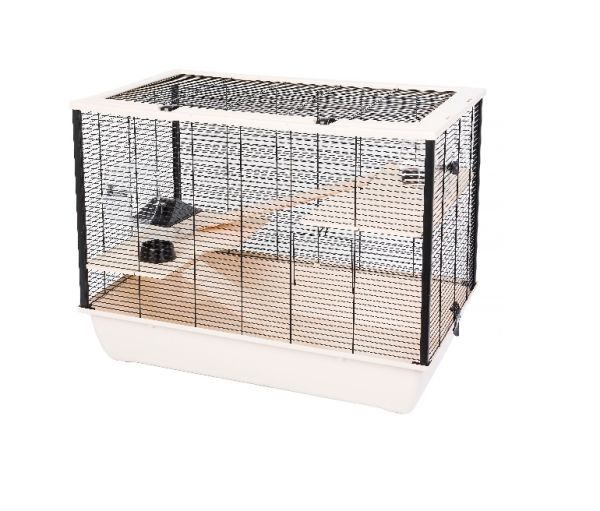 INTER-ZOO Hugo Wood Klatka dla gryzoni 78 cm beżowa
