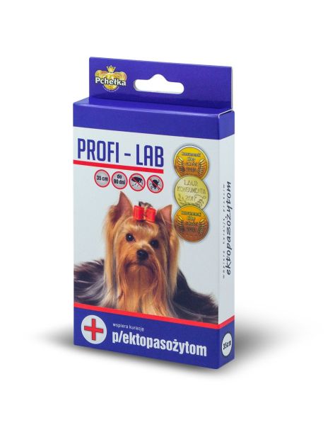 PCHEŁKA Obroża przeciwko kleszczom i pchłom Profi-Lab York 35 cm