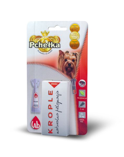 PCHEŁKA Bio krople pies do 5 kg 1 ml