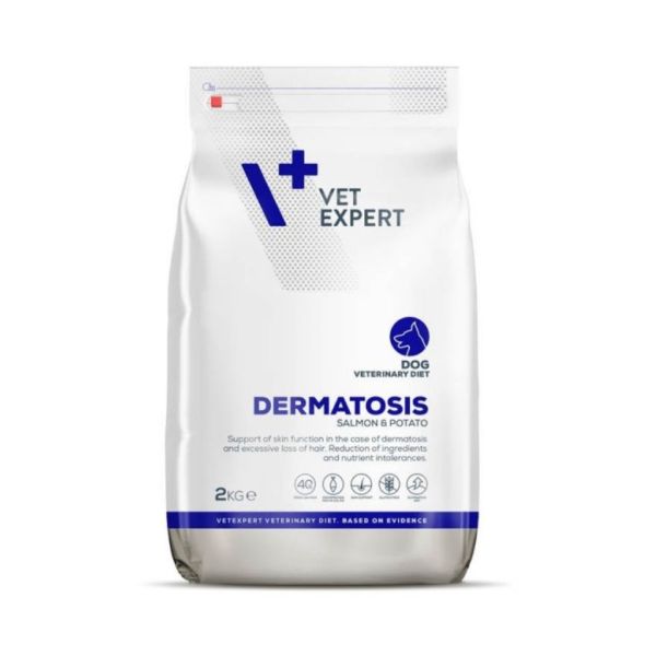 VET EXPERT Veterinary Diet Dog Dermatosis Salmon&amp;Potato 2 kg