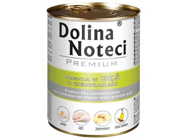 DOLINA NOTECI Premium Bogata W Gęś Z Ziemniakami 400g