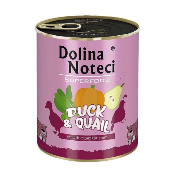 DOLINA NOTECI Premium SuperFood kaczka z przepiórką 800 g