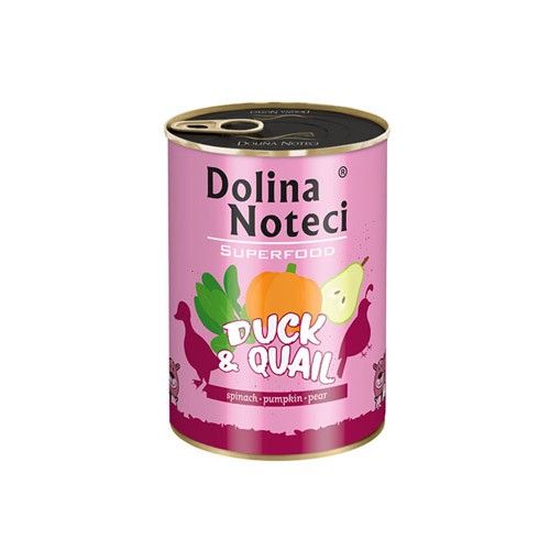 DOLINA NOTECI Premium SuperFood kaczka z przepiórką 400 g