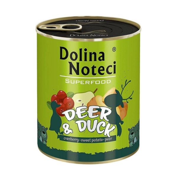 DOLINA NOTECI Premium SuperFood jeleń i kaczka 800 g