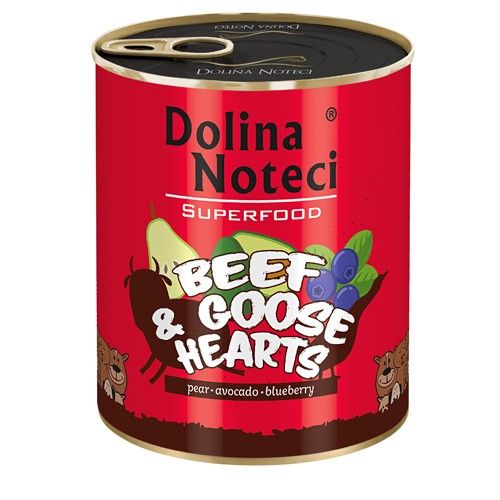 DOLINA NOTECI Premium SuperFood wołowina i serca gęsi 800 g