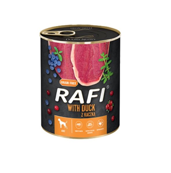 RAFI Duck z kaczką 800 g mokra karma dla psa