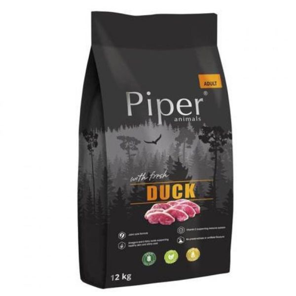 PIPER Karma sucha z kaczką dla psa 12 kg