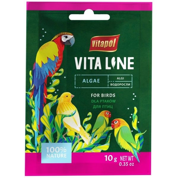 VITAPOL Karma uzupełniająca Vitaline algi dla ptaków 10g