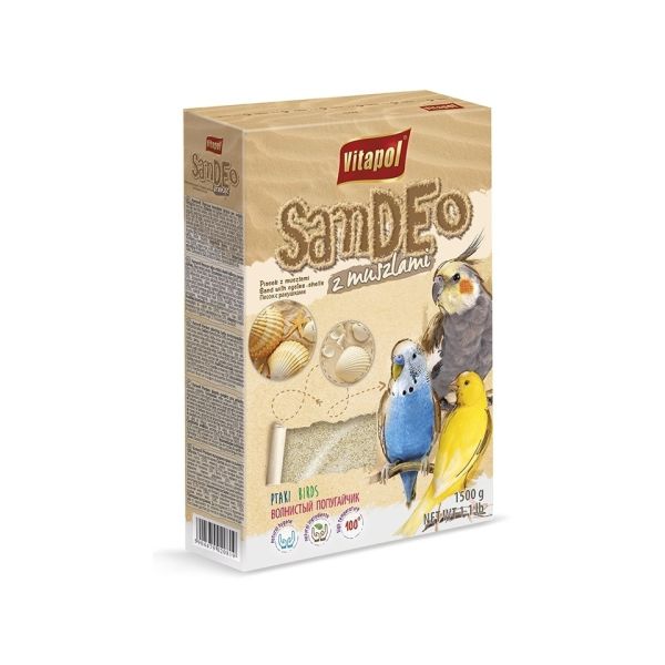 VITAPOL Piasek dla ptaków z muszlami 1.5kg