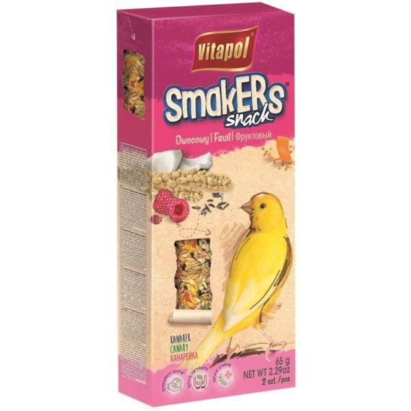 VITAPOL Smakers dla kanarka owocowy 2 szt. op.
