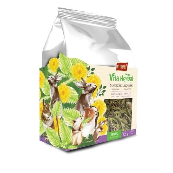 VITAPOL Vita Herbal dla gryzoni i królika suszony mniszek lekarski 75g