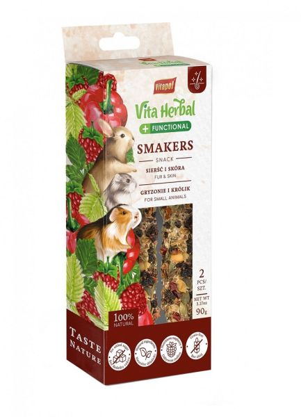 VITAPOL Vita Herbal Functional Smakers sierść i skóra 90 g