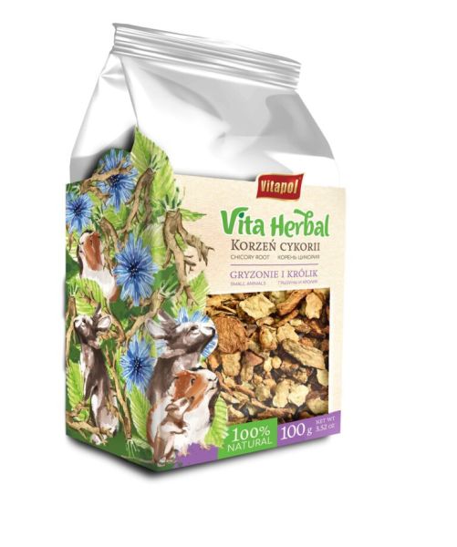 VITAPOL Vita Herbal Korzeń cykorii dla gryzoni i królika 100 g