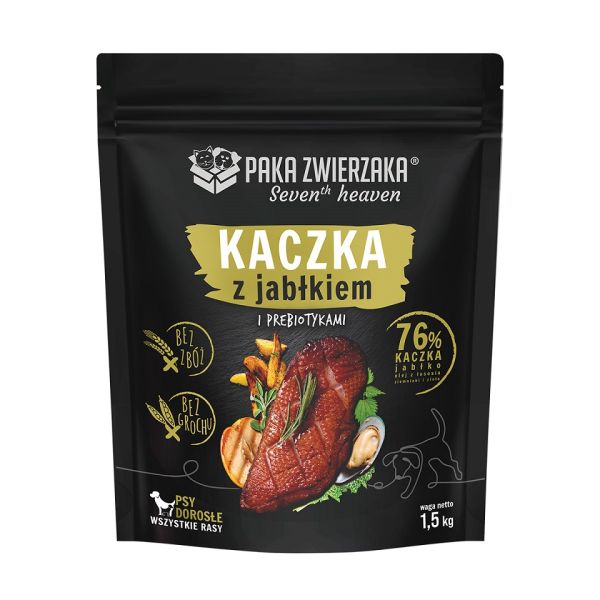 PAKA ZWIERZAKA Seventh Heaven Karma sucha Kaczka z jabłkiem 1,5 kg