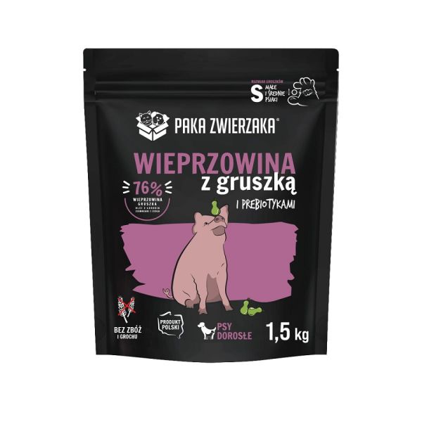 PAKA ZWIERZAKA Seventh Heaven Karma sucha Wieprzowina z gruszką S 1,5 kg