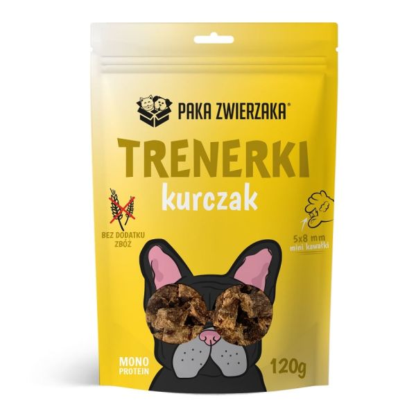 PAKA ZWIERZAKA Trenerki z kurczakiem dla psa 120 g