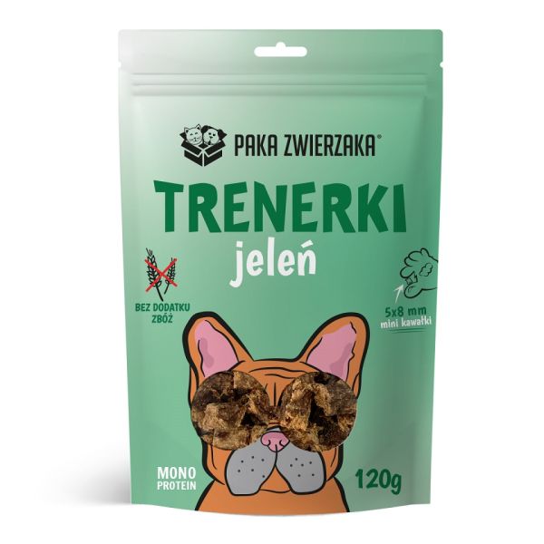 PAKA ZWIERZAKA Trenerki z jeleniem 120 g