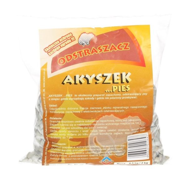 BENEK Akyszek odstraszacz zewnętrzny dla psów 500 g granulat