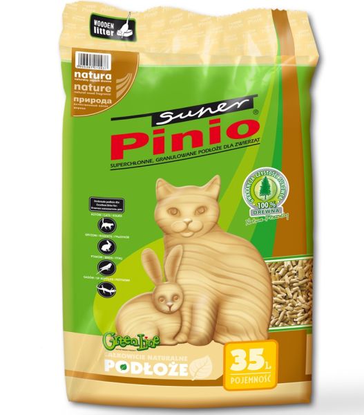 BENEK Super Pinio Żwirek drewniany pellet 5 l