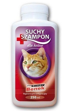 BENEK Szampon suchy regenerująco-pielęgnujący 250 ml